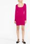 P.A.R.O.S.H. Mini-jurk met klokmouwen Roze - Thumbnail 2