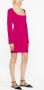 P.A.R.O.S.H. Mini-jurk met klokmouwen Roze - Thumbnail 4