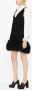P.A.R.O.S.H. Mini-jurk met lammy afwerking Zwart - Thumbnail 3