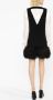 P.A.R.O.S.H. Mini-jurk met lammy afwerking Zwart - Thumbnail 4