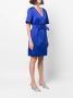P.A.R.O.S.H. Mini-jurk met V-hals Blauw - Thumbnail 3