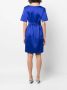 P.A.R.O.S.H. Mini-jurk met V-hals Blauw - Thumbnail 4