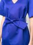 P.A.R.O.S.H. Mini-jurk met V-hals Blauw - Thumbnail 5