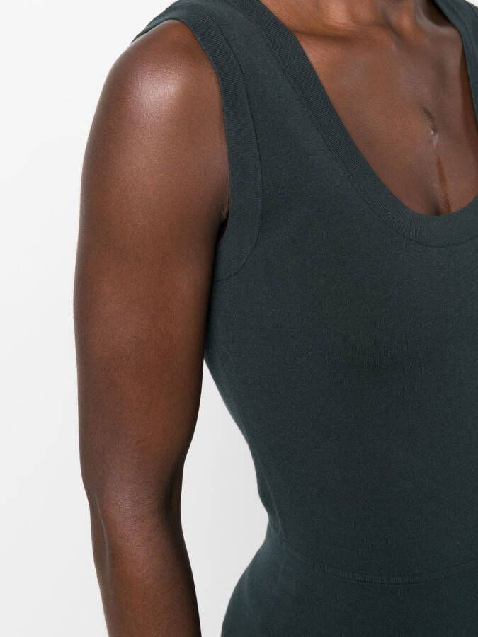 P.A.R.O.S.H. Mouwloze jumpsuit Groen