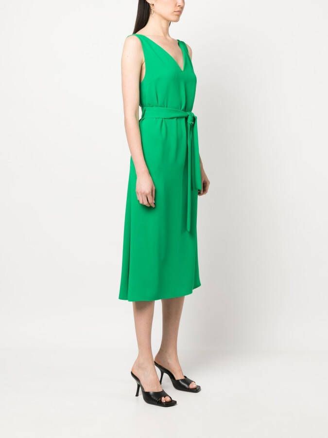 P.A.R.O.S.H. Mouwloze jurk Groen
