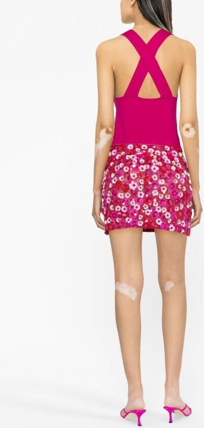 P.A.R.O.S.H. Mouwloze top Roze
