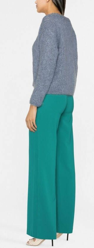 P.A.R.O.S.H. Pantalon met wijde pijpen Groen