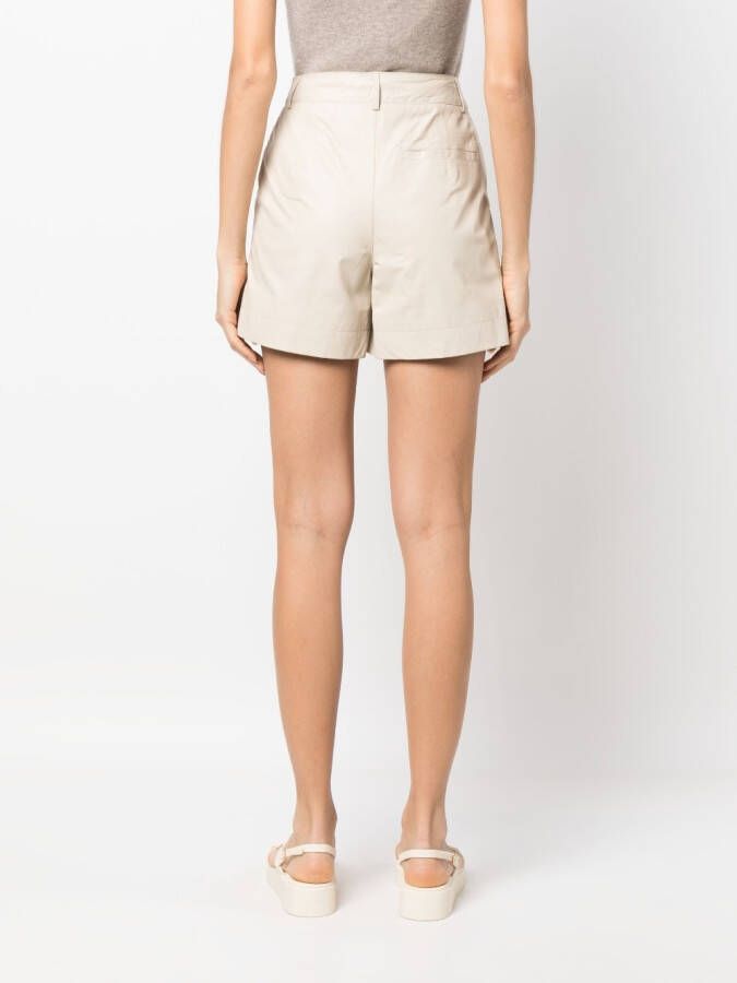 P.A.R.O.S.H. Geplooide shorts Bruin