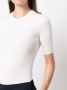 P.A.R.O.S.H. ribbed-knit wool T-shirt Beige - Thumbnail 5