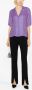 P.A.R.O.S.H. T-shirt met pailletten Paars - Thumbnail 2