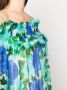P.A.R.O.S.H. Midi-jurk met bloemenprint Blauw - Thumbnail 5