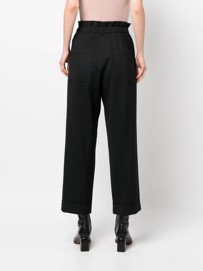 P.A.R.O.S.H. Straight broek Zwart