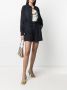 P.A.R.O.S.H. Suède shorts dames geitenhuid XS Blauw - Thumbnail 2