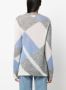 P.A.R.O.S.H. Trui met geometrisch patroon Blauw - Thumbnail 4