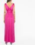 P.A.R.O.S.H. Geplooide maxi-jurk Roze - Thumbnail 4
