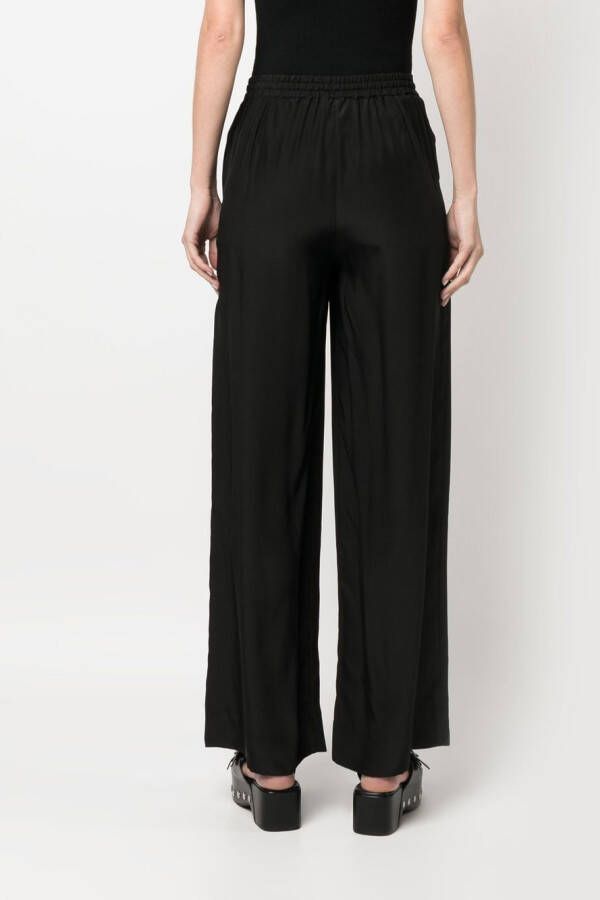 P.A.R.O.S.H. Broek met wijde pijpen Zwart