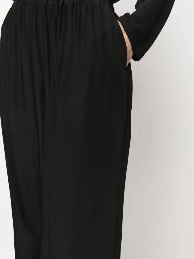 P.A.R.O.S.H. Broek met wijde pijpen Zwart