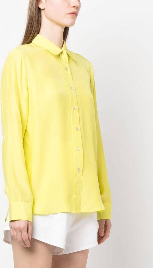 P.A.R.O.S.H. Zijden blouse Geel