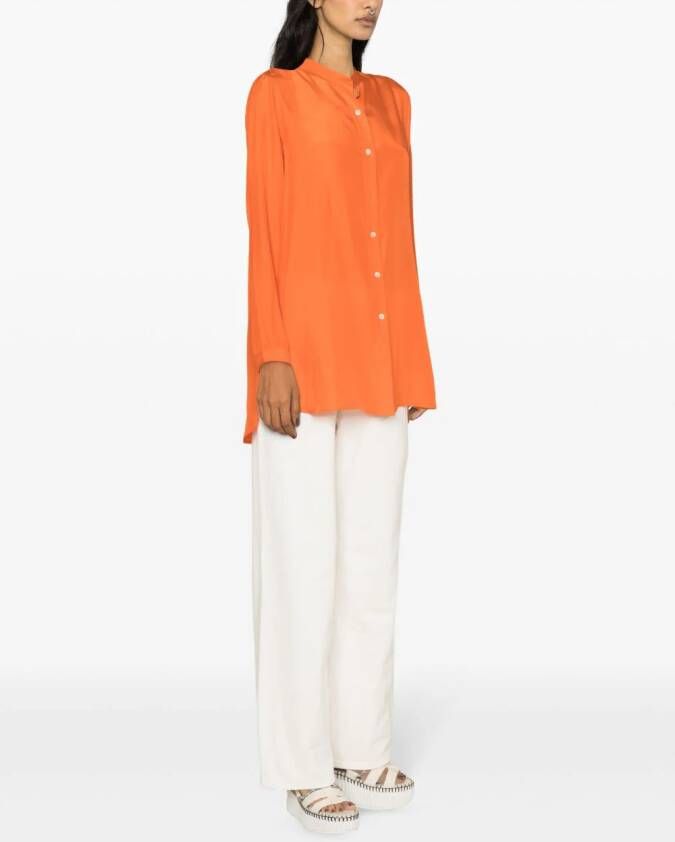 P.A.R.O.S.H. Zijden blouse Oranje