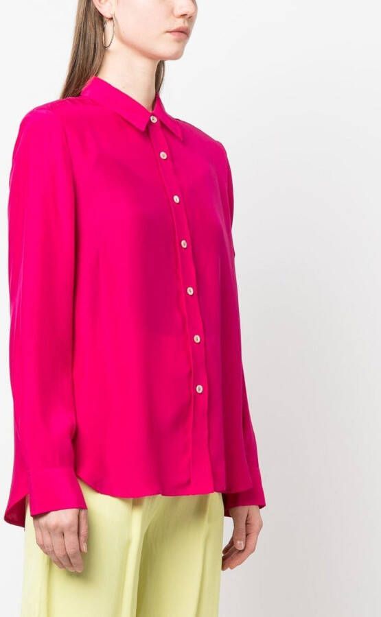 P.A.R.O.S.H. Zijden blouse Roze