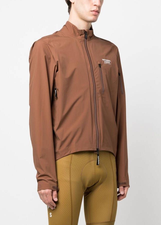Pas Normal Studios Jack met logoprint Bruin