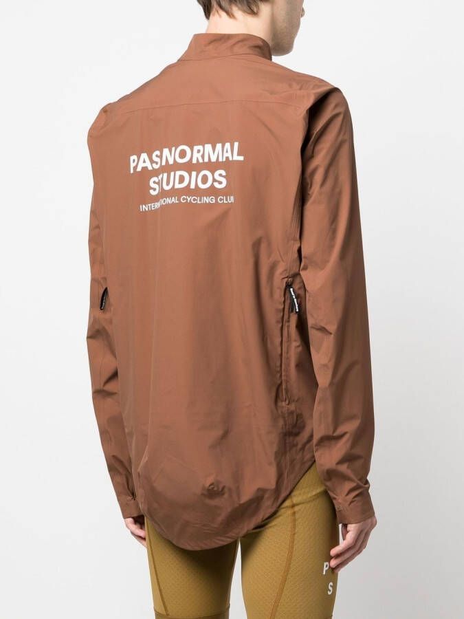Pas Normal Studios Jack met logoprint Bruin