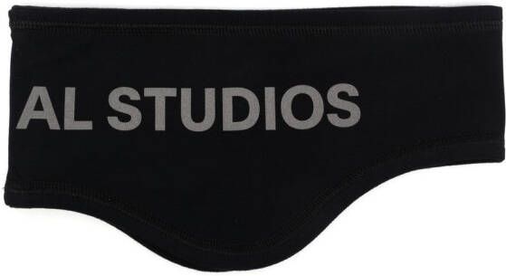 Pas Normal Studios Hoofdband met logoprint Zwart