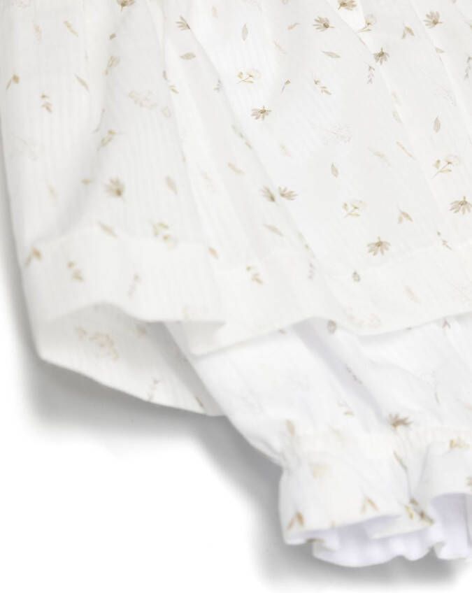 Patachou Babypakje met bloemenprint Wit