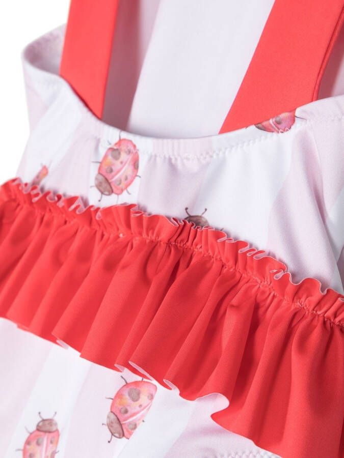 Patachou Badpak met lieveheersbeestje print Roze
