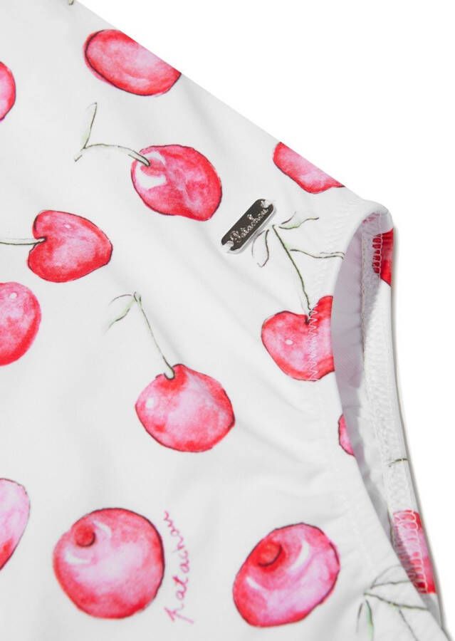 Patachou Badpak met ruches Rood