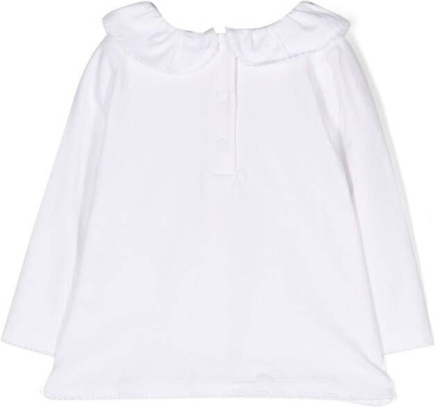 Patachou Blouse met geplooid detail Wit