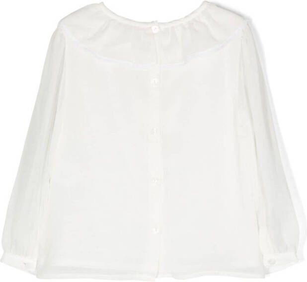 Patachou Blouse met ruches Wit