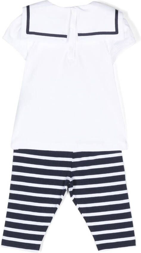 Patachou Broek met strikdetail Wit