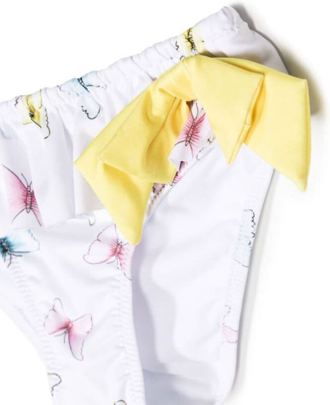 Patachou Bikini met vlinderprint Wit