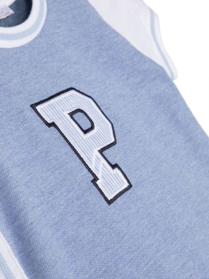 Patachou T-shirt met colourblocking Blauw