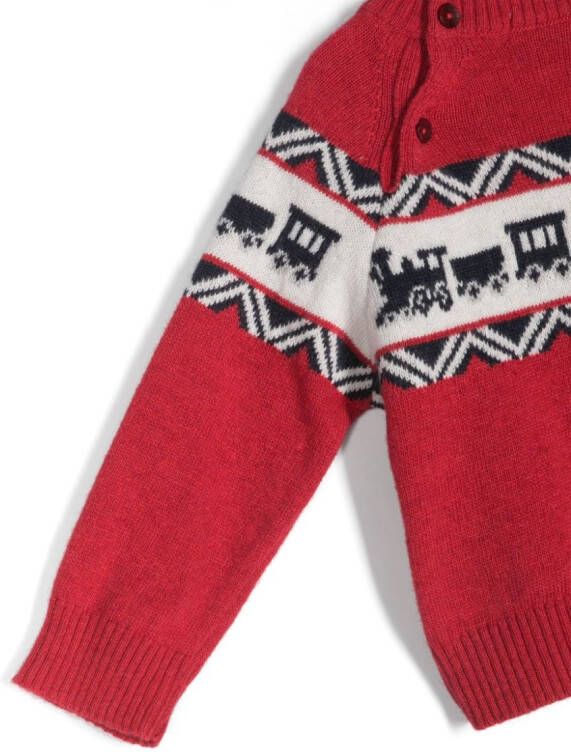 Patachou Gebreide trui Rood