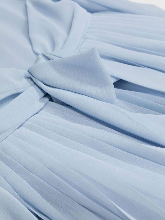 Patachou Geplooide maxi-jurk Blauw
