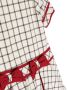 Patachou Geruite midi-jurk Beige - Thumbnail 3