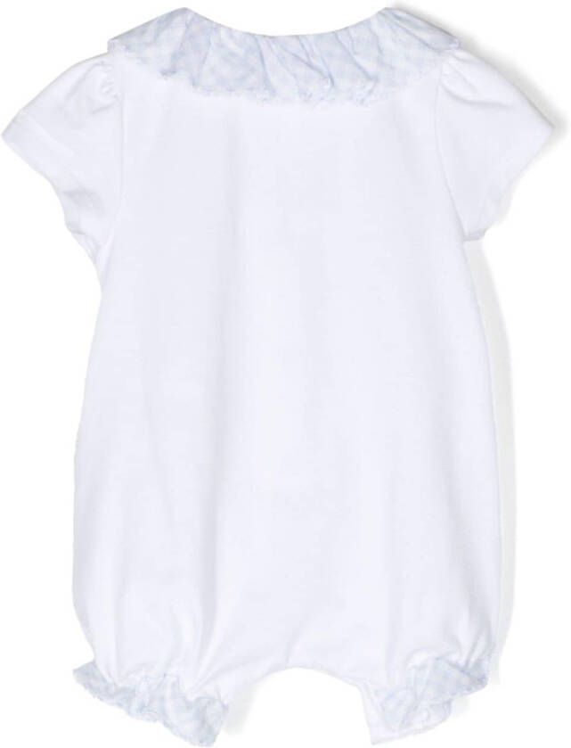 Patachou Geruite romper Wit
