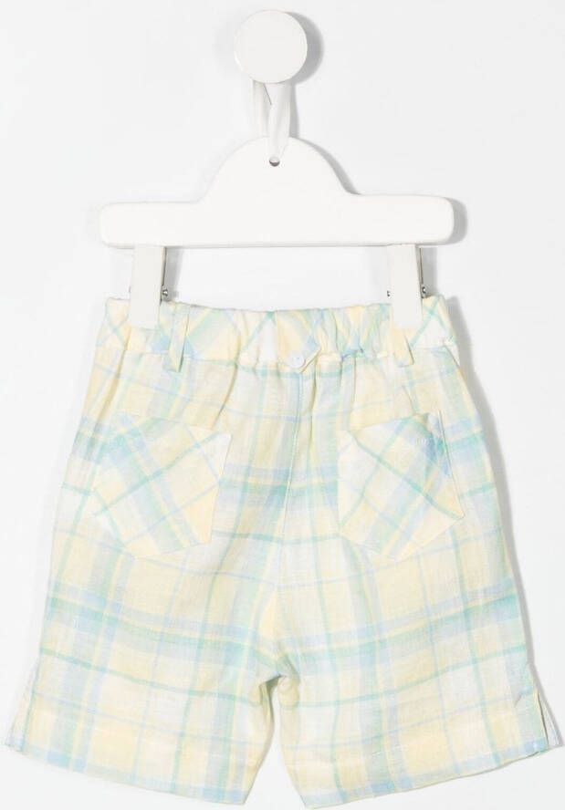 Patachou Geruite shorts Geel