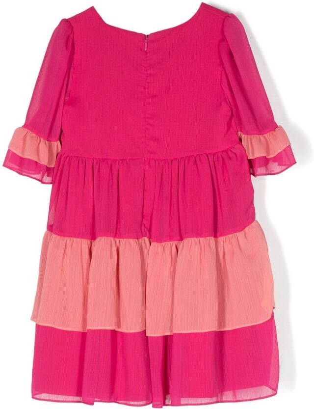 Patachou Jurk met bloemenpatch Roze