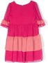 Patachou Jurk met bloe patch Roze - Thumbnail 2