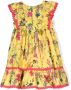 Patachou Jurk met bloe print Geel - Thumbnail 2