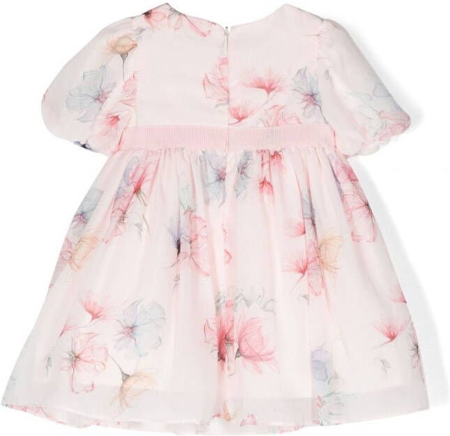Patachou Jurk met bloemenprint Roze