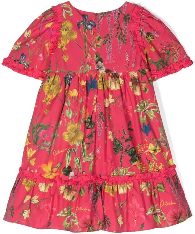 Patachou Jurk met bloemenprint Roze