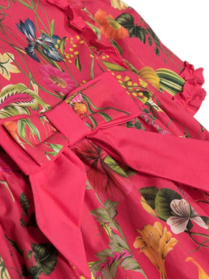 Patachou Jurk met bloemenprint Roze
