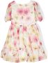 Patachou Jurk met bloe print Roze - Thumbnail 2