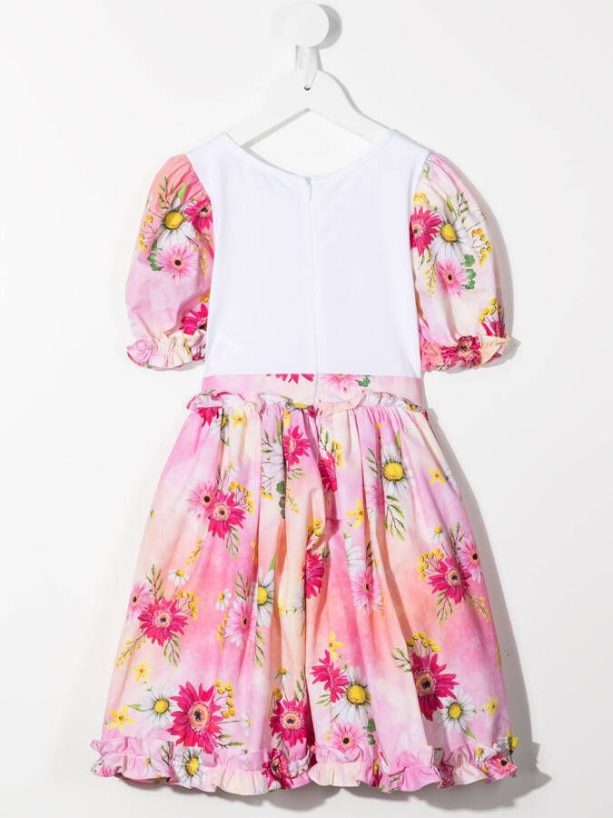 Patachou Jurk met bloemenprint Roze