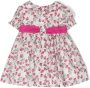 Patachou Jurk met bloe print Wit - Thumbnail 2
