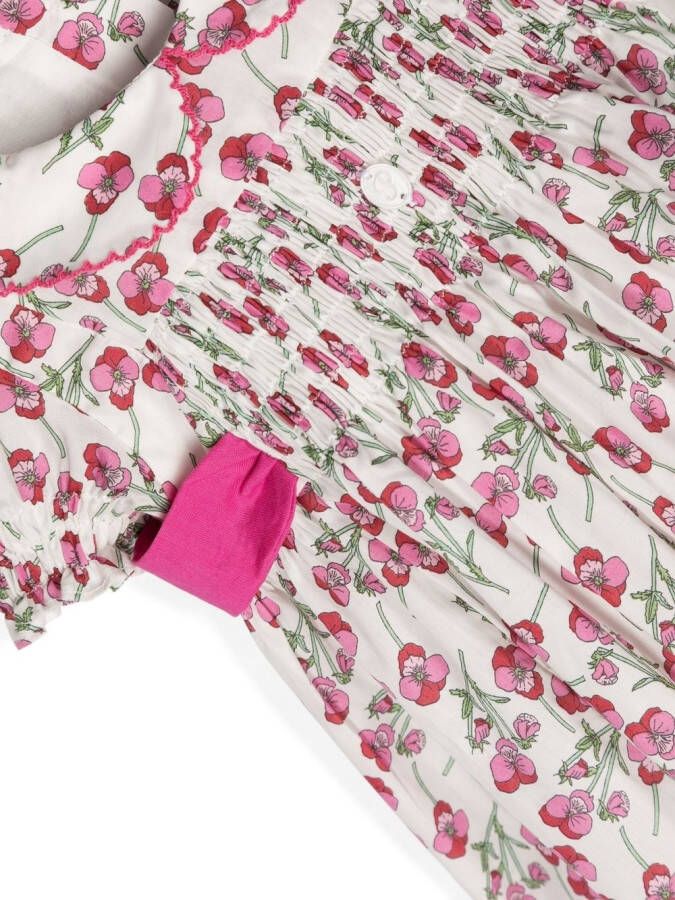 Patachou Jurk met bloemenprint Wit
